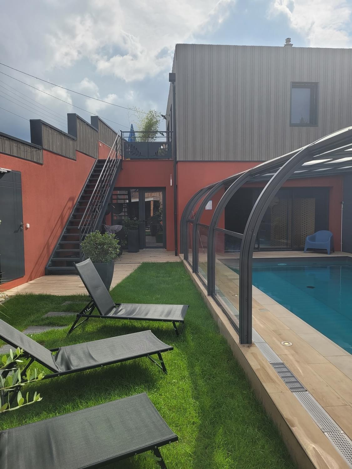 Villa Seyal - Avec Piscine - Jacuzzi - Sauna & Climatisation Le Mans Exteriör bild